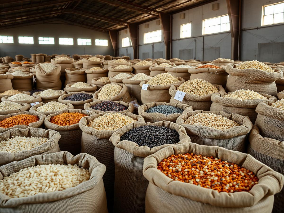 Agricultural Products prepared for export by Arugam Global